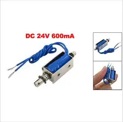 Mr-0530b DC 24 В 600ma 0.04 кг 0.4n усилие pushtype открытым Рамки Линейный электромагнитный Электромагнит 10 мм ход