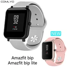 Силиконовый браслет для Xiaomi Huami Amazfit Bip BIT Lite ремешок часы для galaxy Watch 42 мм gear sport/GTS Ремешок Браслет