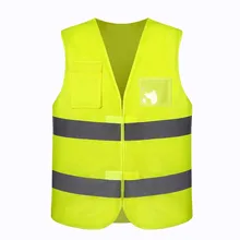 Горячая заказной оранжевый строительный защитный жилет жилеты безопасности дорожного движения