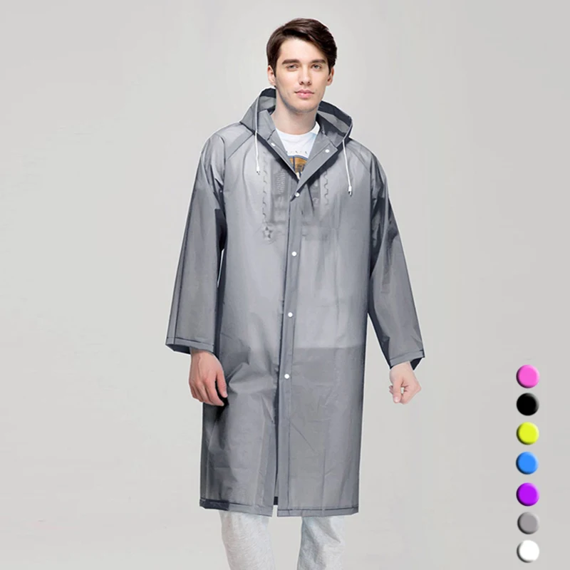 Transparent Raincoat Poncho Waterproof Coat | Raincoat Rain Transparent ...