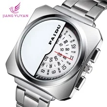 Marca de moda Casual Reloj de los Deportes de Los Hombres Relojes de Cuarzo Relojes Digitales Hombres de Acero Completo reloj de Vestir Relojes de Pulsera Relogio masculino