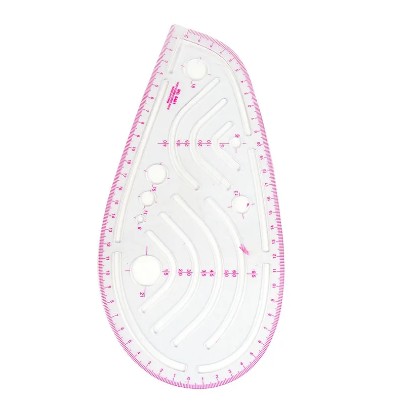 styling design straight ruler french curve hip curve cut out slot