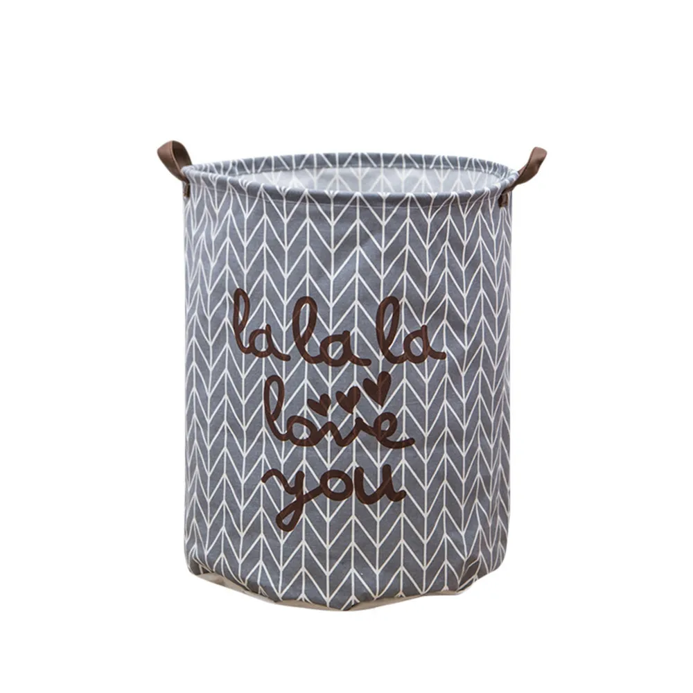 سلة النزهة حامل سلة الغسيل لعبة صندوق تخزين السوبر كبيرة أكياس القطن غسل الملابس القذرة سلة كبيرة المنظم بن مقبض