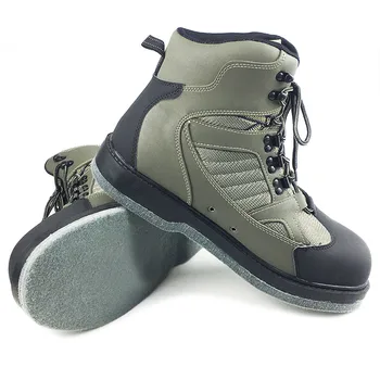 Fly Fishing Shoes Aqua Sneakers Breathable Rock Sport Wading Shoes Rubber Sole Boots Quick-drying No-slip Outdoor Water Shoes