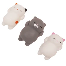 Dropshipping Cute Mochi Squishy Cat Squeeze Healing Fun Kids Kawaii kids Adult Toy Stress Reliever Decor