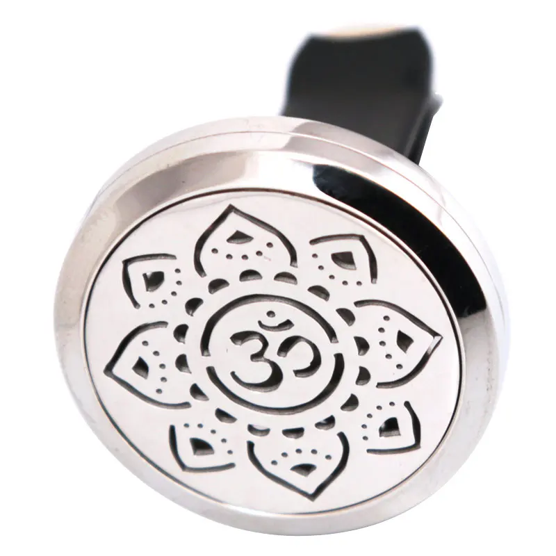 New Pattern Flower 30mm Diffuser 316 Stainless Steel Car Aroma Locket Essential Oil Free 50Pcs Pads | Украшения и аксессуары