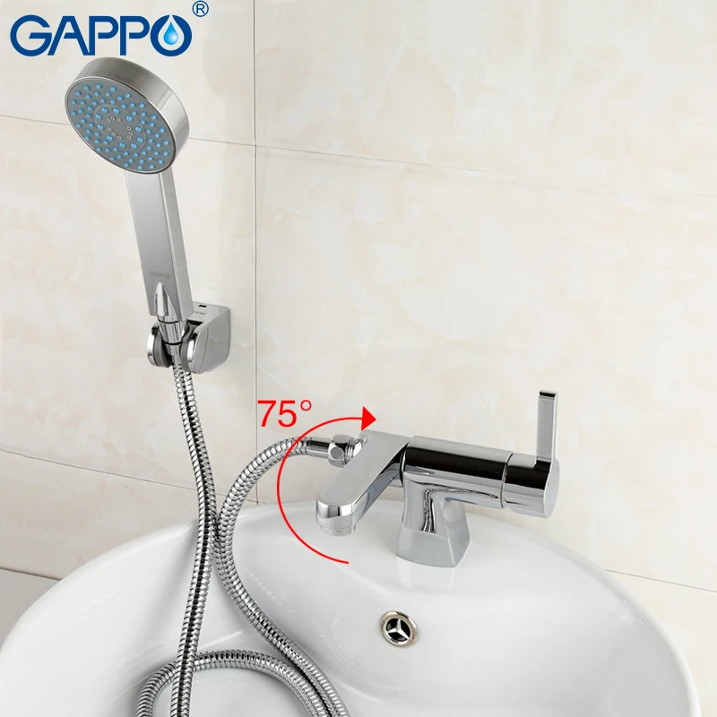 

GAPPO basin faucet with flexible pipe handheld shower basin mixer water tap bathroom faucet mixer sink taps waterfall Taps