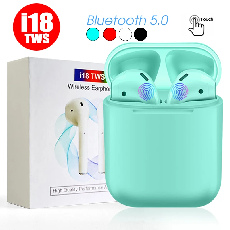 

New mini i18 TWS PK i11 i12 i10 Touch Control Earbuds Headsets Wireless Earphone Bluetooth Headphones For Apple Andorid iPhone