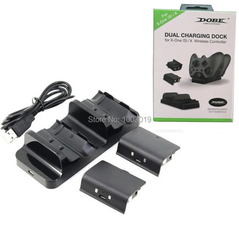 Зарядное устройство Док контроллера + 2 аккумуляторных аккумулятора для XBOX ONE