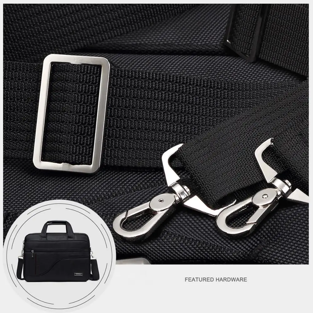 Tanie Oxford teczka torba na laptopa przekrój mężczyźni torebka płótno podróży dorywczo torby na komputer biurowy torba biznes 17 cali