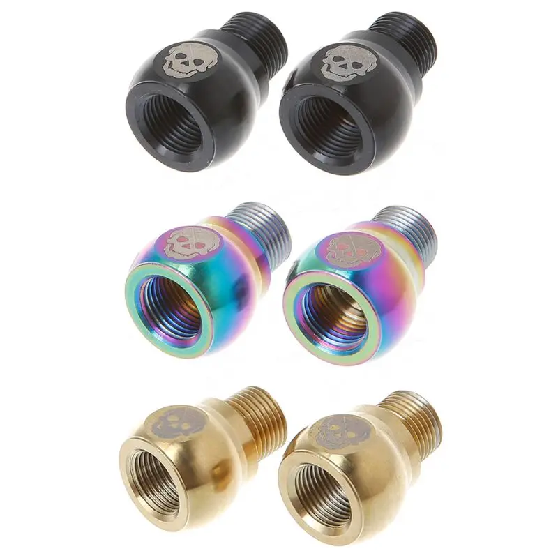 2pcs Bicycle Screw Pedals Extension Bolt Stainless Steel Lengthen