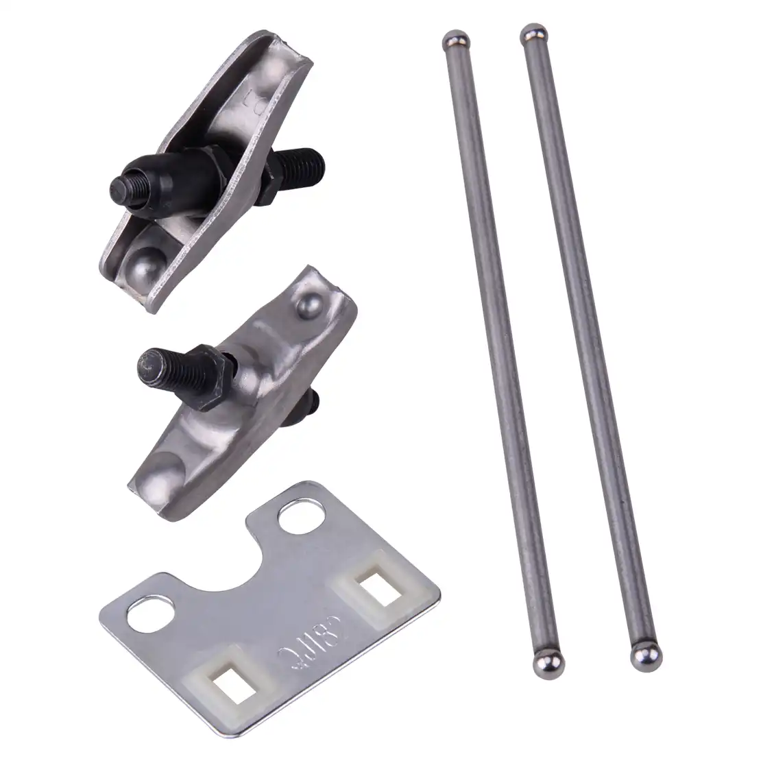 Rocker Arms /& Valve Push Rod /& Guide Plate Fit for Honda GX340//390 182//188F