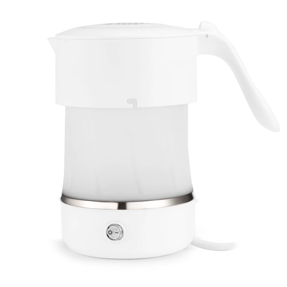 500ml 600W Portable Folding Mini Travel Electric Kettle Stainless Steel Silicone Kettle Body Electric Kettle 500ml 600W Portable Folding Mini Travel Electric Kettle Stainless Steel Silicone Kettle Body Electric Kettle