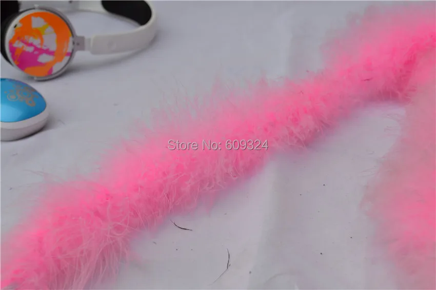 

Free shipping Wholesale 20pcs 200cm/pcs Marabou Feather Boa light pink for costume