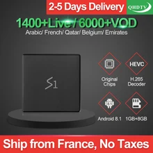 IPTV France Leadcool S1 TV Box Android 8.1 1GB 8GB RK3229 With 1 Year QHDTV IPTV French Arabic Italia Netherlands Subscription  