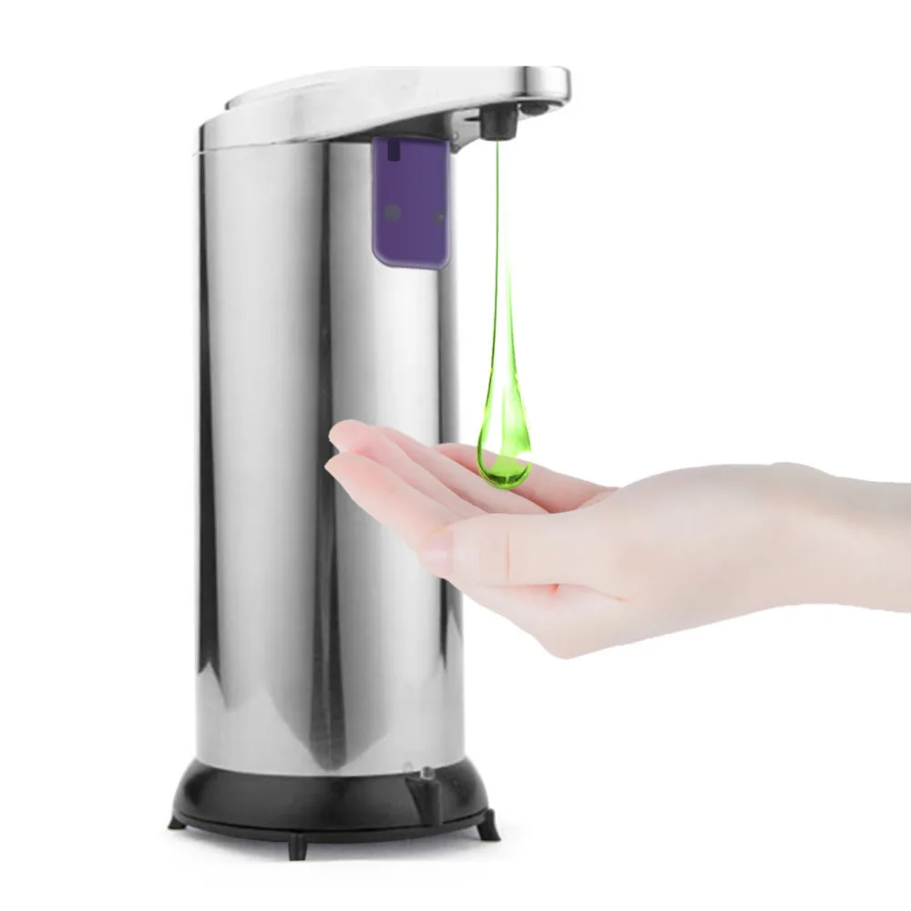 

250ML Automatic Soap Dispenser Touchless Smart Sensor Soap Container Dispenser for Kitchen Bathroom