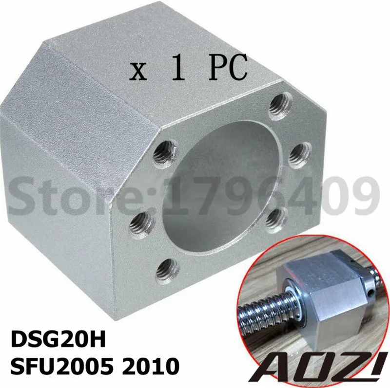 

New DSG20H Ballscrew Nut Housing Bracket Holder High Quality For SFU 2005 SFU 2010 Aluminium Alloy Material CNC Parts