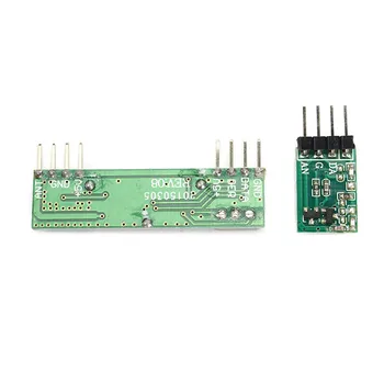 

LEORY 1pc 5V 433RF Transmitter Board and Superheterodyne 3400 Wireless Receiver Module