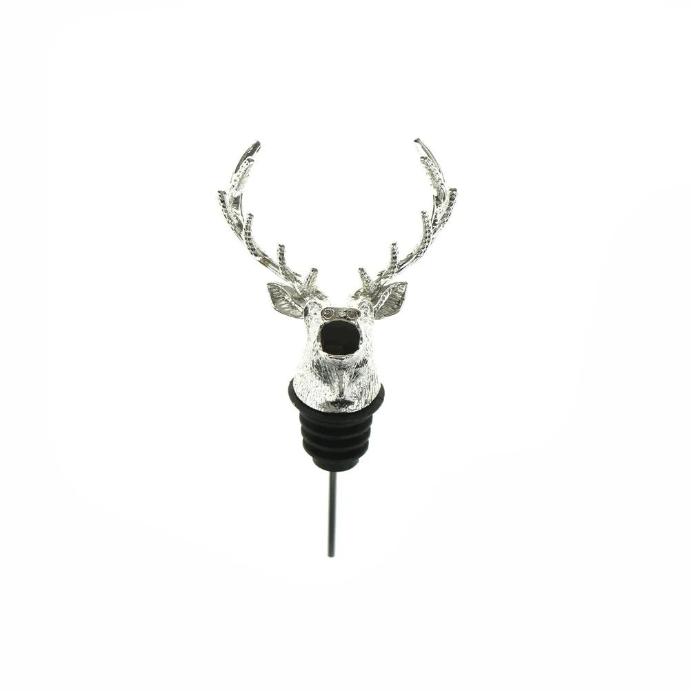 

1pc Deer Head Red Wine Pourer Aerator Bottle Accessory Stopper Wine Server Gift