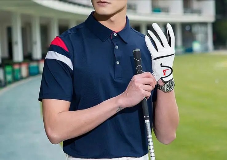 Профессиональные мужские перчатки для гольфа с левой рукой, дышащие перчатки для гольфа из овечьей кожи