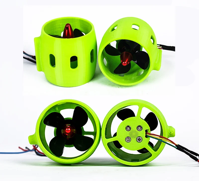 1 шт. RC Лодка Bait буксир 12 V-24 V бесщеточный мотор подводный двигатель CW CCW 4-Лопастной нейлоновый Пропеллер для DIY под водой робот