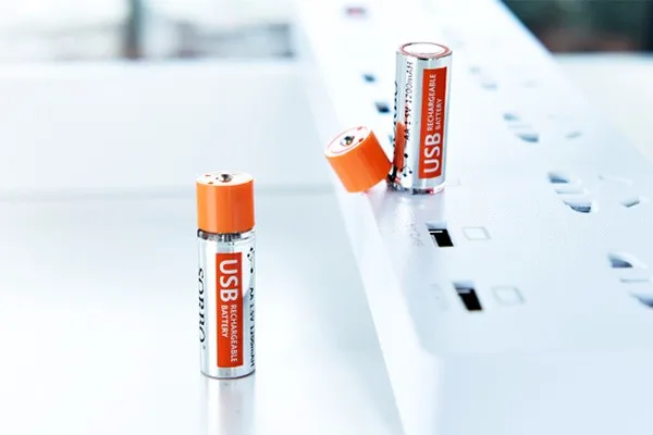 4 шт. Сорбо аккумуляторная батарея 1200 мАч AA USB аккумуляторные батареи 1,5 в Быстрая зарядка Li-po батарея