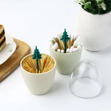 С крышкой, творческое яйцо в форме ватного тампона, бутылка, стол для украшения, коробка для хранения, органайзер, держатель в форме бутона, чехол