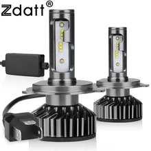 Zdatt ZES 10000LM 100 W H4 H7 LED H11 H8 H1 HB3 9005 9006 HB4 H9 Auto Canbus Luce Del Faro lampadina 6000 K 12 V 24 V Lampada Auto