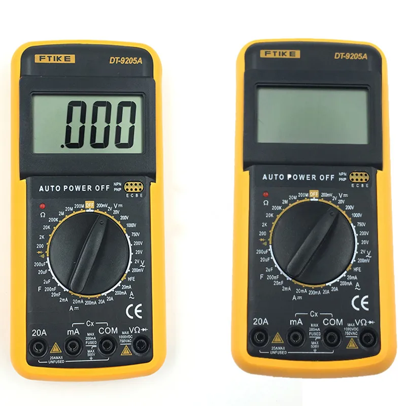 AC/DC Voltage,Current,Capacitance,Ohm Auto/Manual Range Digital Multimeter Voltage Measuring