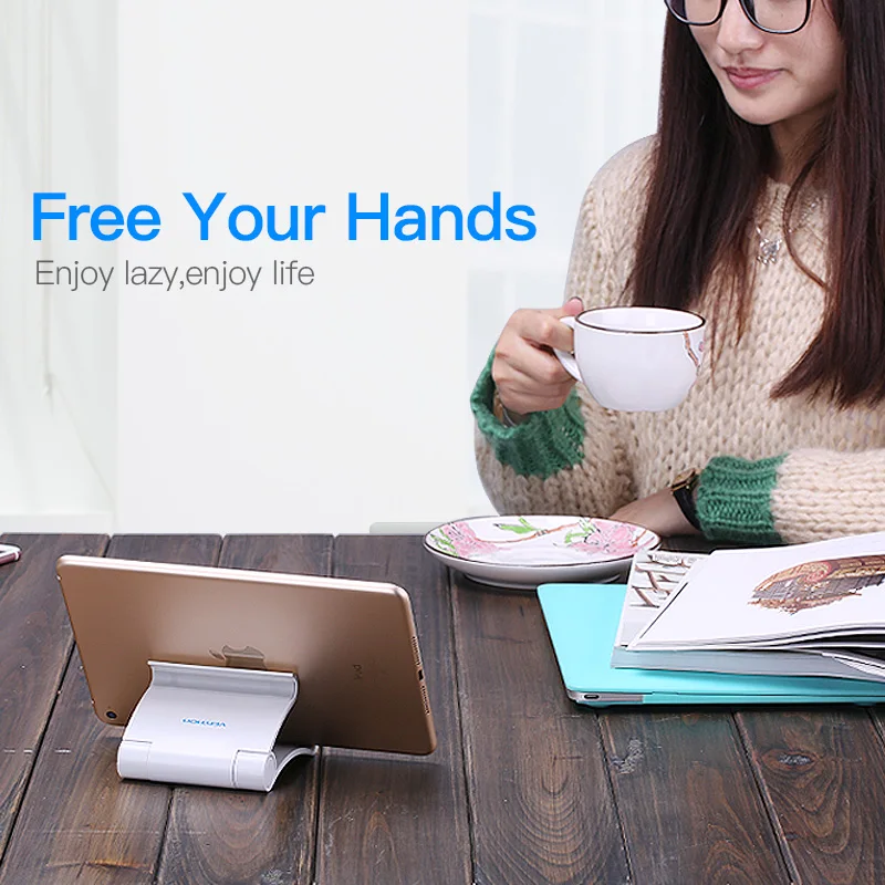 Vention Mobile Phone Holder For iPhone iPad Xiaomi Flexible Desk Phone Stand Universal Desk Holder For Huawei Samsung Tablet PC 