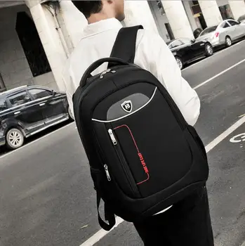

newhotstacy bag 10091417 new men's oxford double shoulder large bag school student book backpack