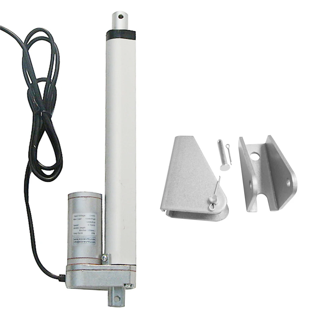 200mm 8inch Stroke Heavy duty DC 12V 1500N 330lbs Load Linear Actuator multi function 8 font