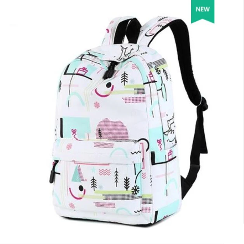 

2018 new Printing Backpack Women School Backpacks Bag for Teenage Girls Vintage Laptop Rucksack Bagpack Female Schoolbag Mochila