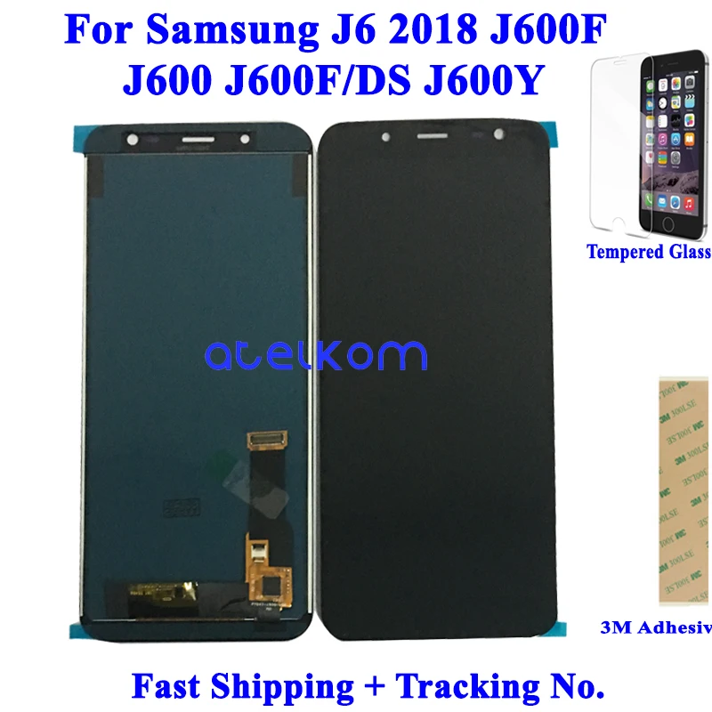 

Tested Adjust LCD For SAMSUNG J6 2018 J600F LCD J600F LCD Screen for Samsung J600 2018 J600F LCD Screen Touch Digitizer Assembly