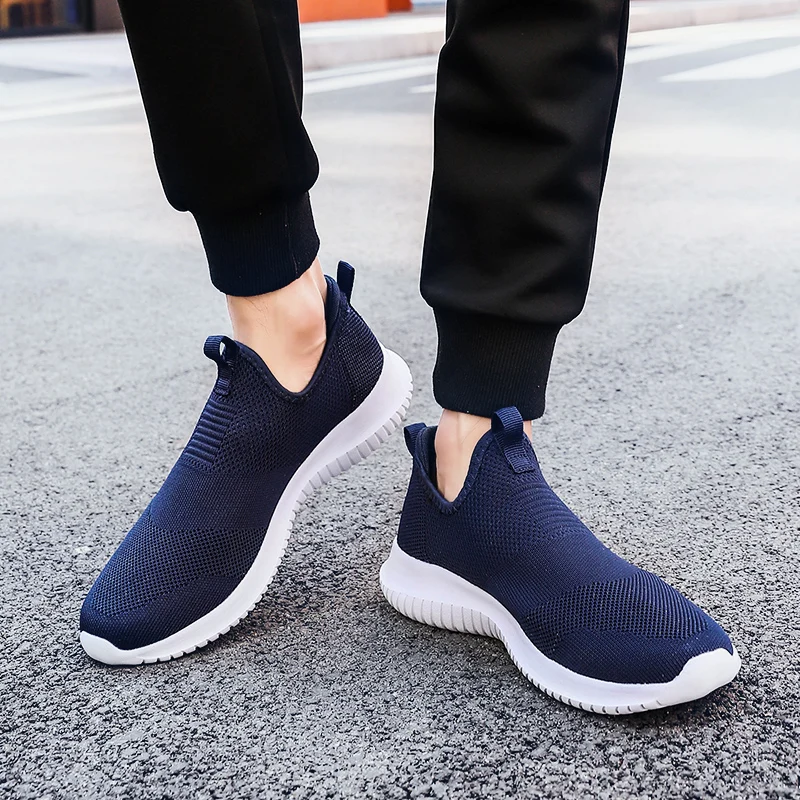 2019 Spring Men Shoes Slip On Men Casual Shoes Lightweight Comfortable Breathable Couple Walking Sneakers Feminino Zapatos (39)