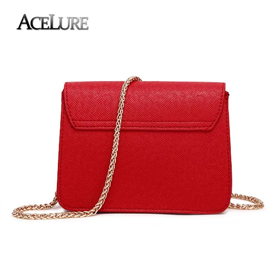 ACELURE Summer Brand Bags Women Leather Handbags Chain Small Women Messenger Bag Candy Color Women Shoulder Bag Party Lock Purse ACELURE Summer Brand Bags Women Leather Handbags Chain Small Women Messenger Bag Candy Color Women Shoulder Bag Party Lock Purse