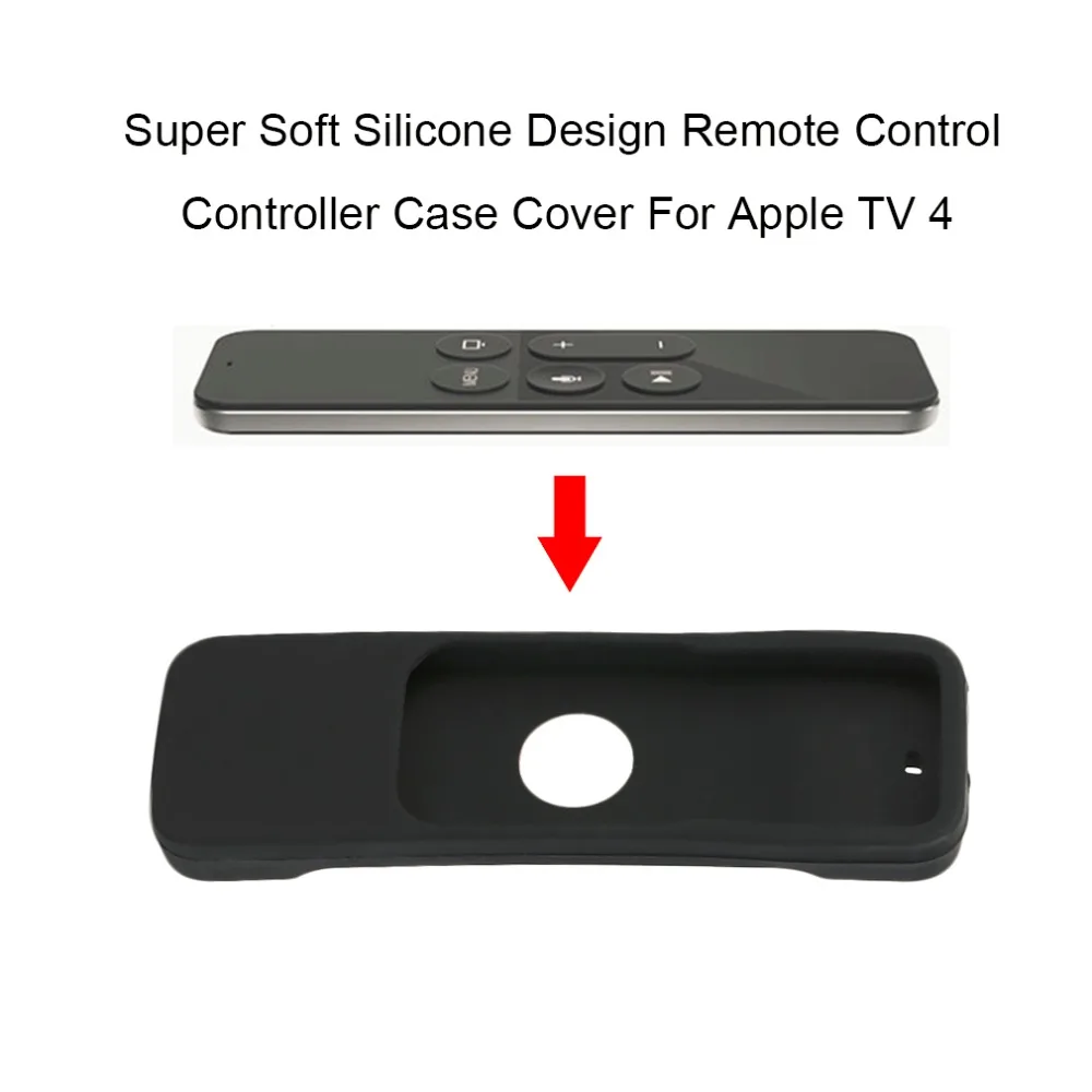Супер мягкие силиконовые Дизайн удаленного Управление; чехол для пыли Защитный чехол Крышка для Apple ТВ 4