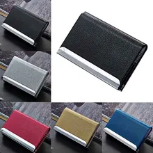 1 шт. держатель для кредитных карт из нержавеющей стали для мужчин анти защита ID для путешествий Metal женский кошелек металлический чехол