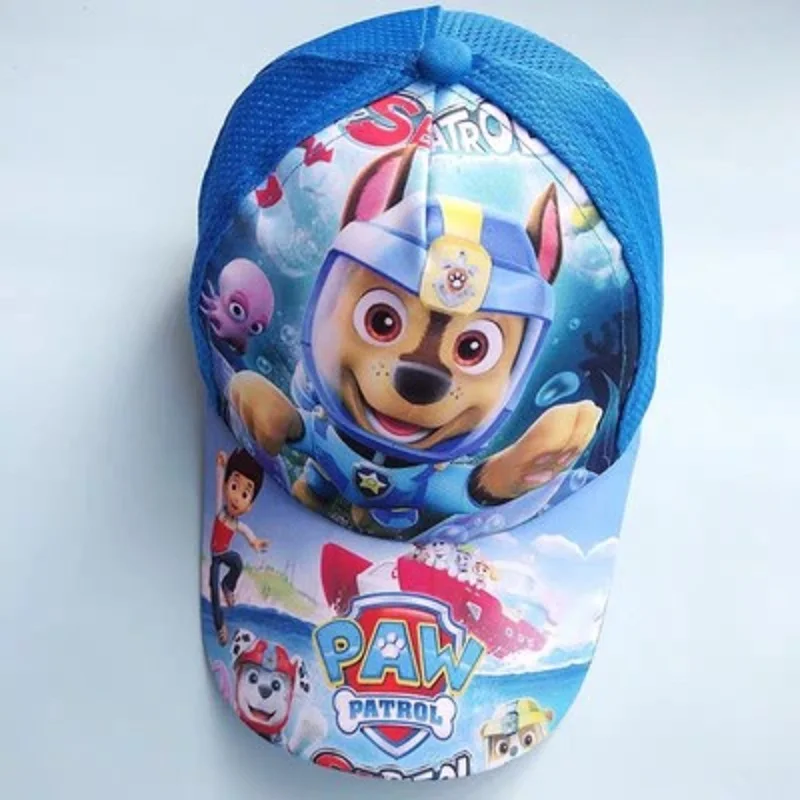 

2019 PAW Patrol Cotton Cute Children's summer Hats Caps Headgear Chapeau Puppy Print Party Kids Birthday Gift Toy