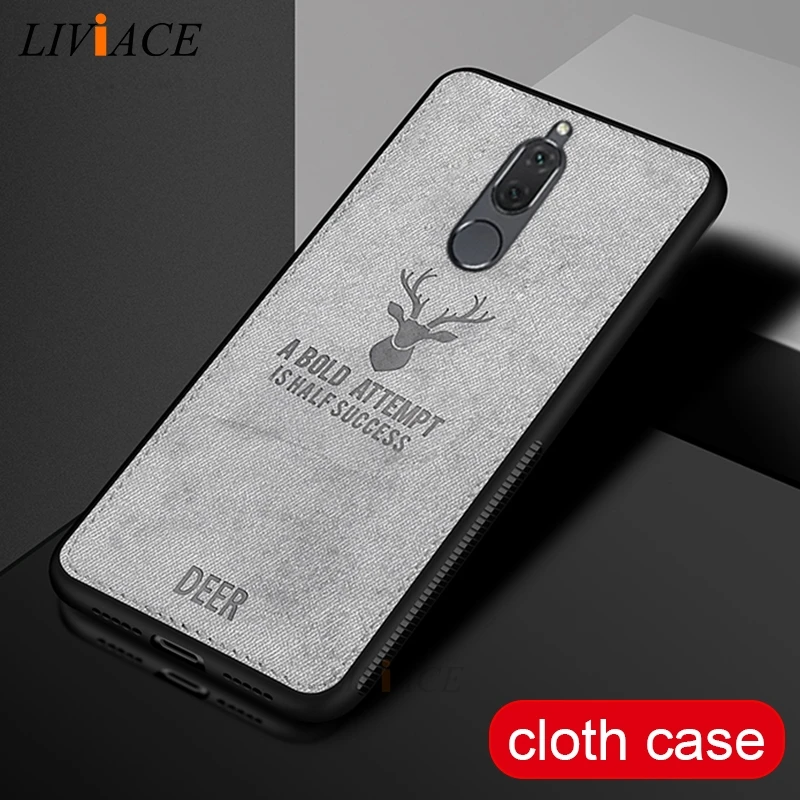 

cloth leather phone case for huawei nova plus 2i mate 10 lite RS soft tpu cover for huawei g9 plus maimang 5 6 honor 9i