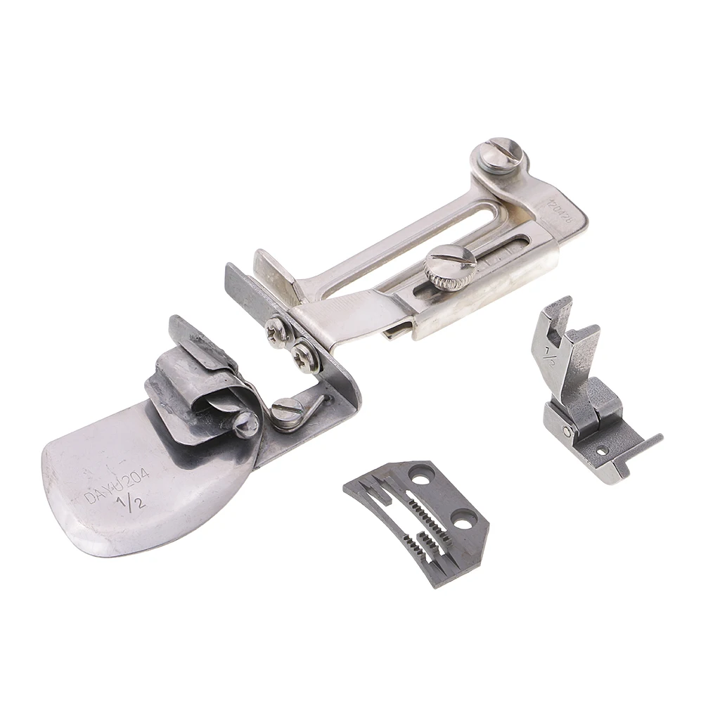 Industrial Sewing Machine Part Clean Finish Shirt Tail Hemmer Attachment Set