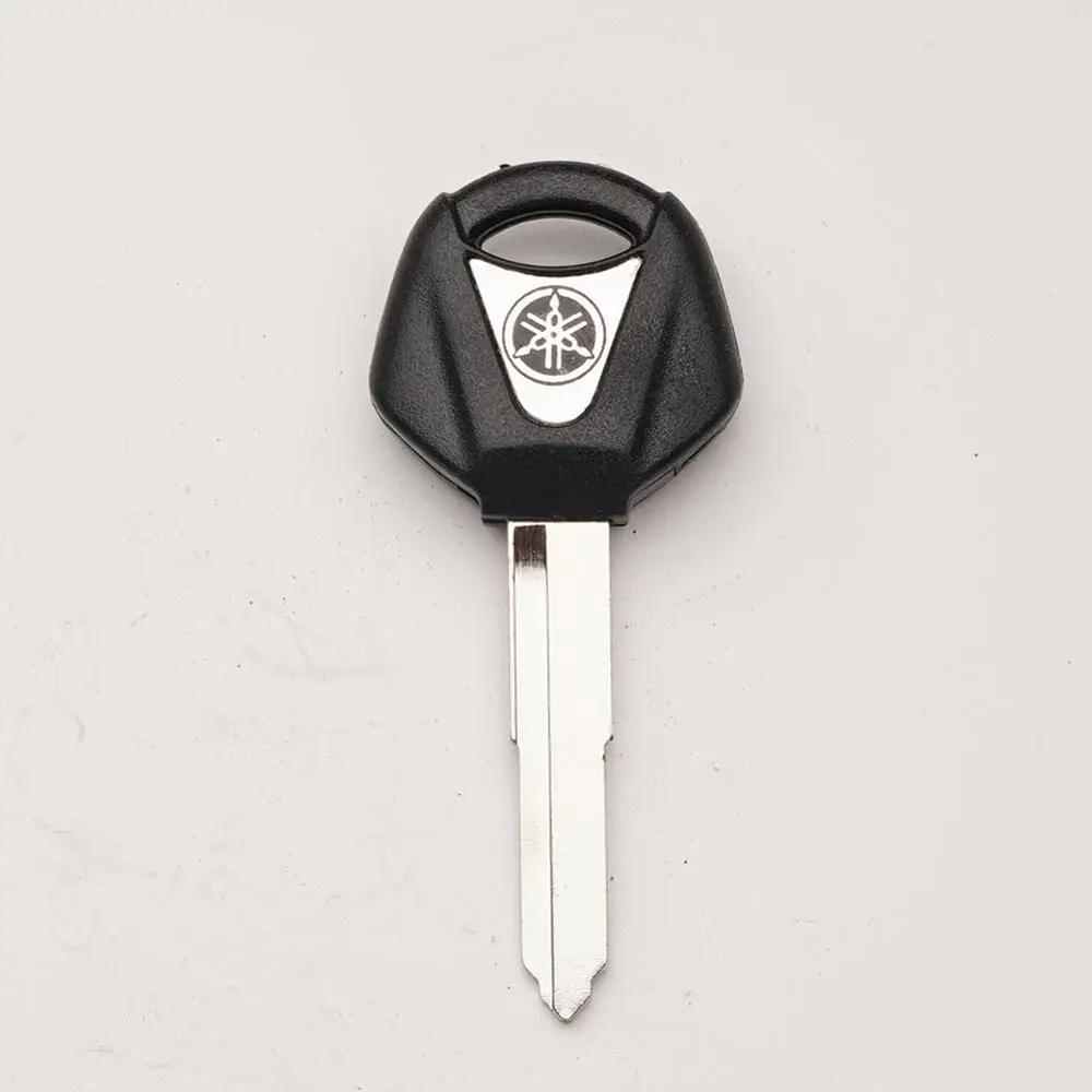 

2PCS 43mm Motorcycle Key Blank for Yamaha Motorbike Metal Uncut Blade Key With Plastic Upper