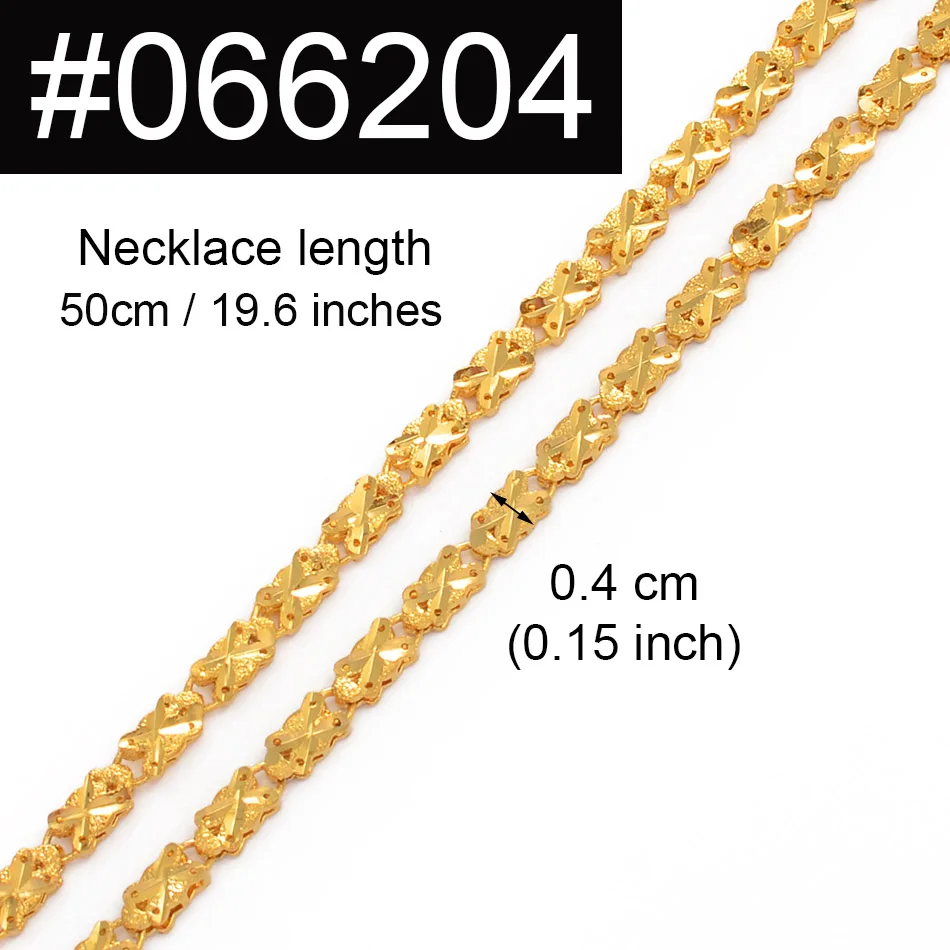 Anniyo цвета золота форме плетённого кольца для Для женщин девочек Дубай Африка вечерние ювелирные изделия в арабском, эфиопском стиле Бусы ювелирные изделия#066304 - Окраска металла: 066204
