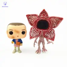 NEW 10cm Stranger things DEMOGORGON and Eleven with eggos action figure Bobble Head Q Edition new