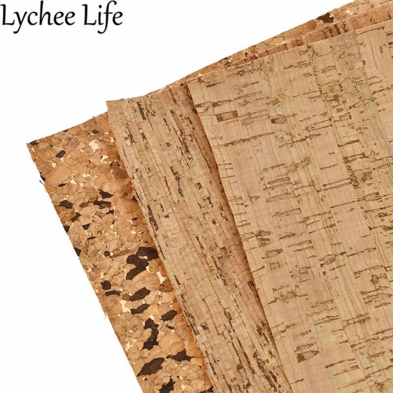 Lychee Life, мягкая пробковая кожаная ткань, искусственная кожа, 29x21 см, набивная кирпичная стена, ткань, сделай сам, современная домашняя одежда, текстиль, Швейные аксессуары