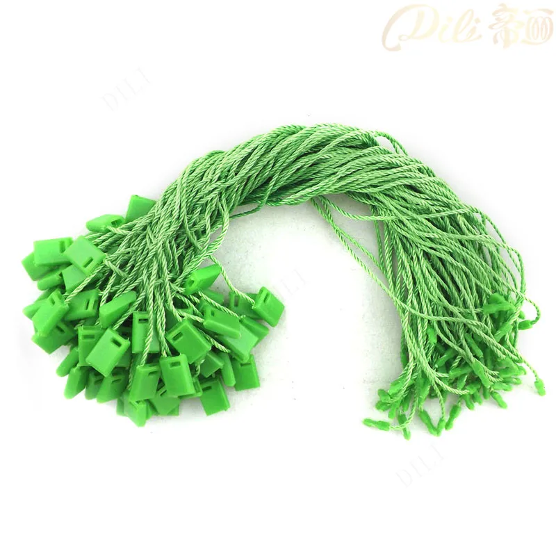 1000 pieces 7'' hang tag string 18cm length garment tag cords paper seal string black white grey red blue