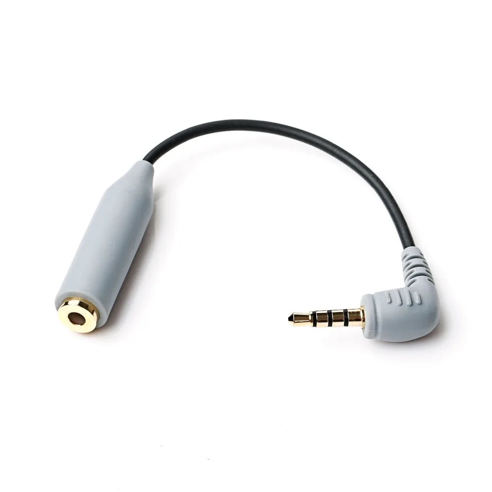 BOYA BY CIP Microphone3.5m кабель конвертер для микрофона DSLR камер с iPhone 7 6s 6plus iPad Android