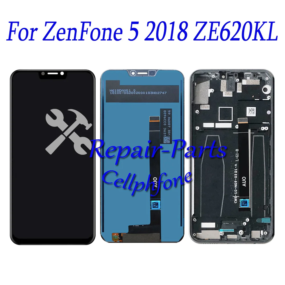 

6.2 inch New Full LCD Display + Touch Screen Digitizer Assembly With Frame For Asus ZenFone 5 2018 ZE620KL X00QD Tracking Number