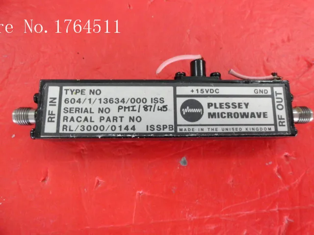 

[BELLA] PLESSEY 604/1/13634/000 15V SMA supply amplifier