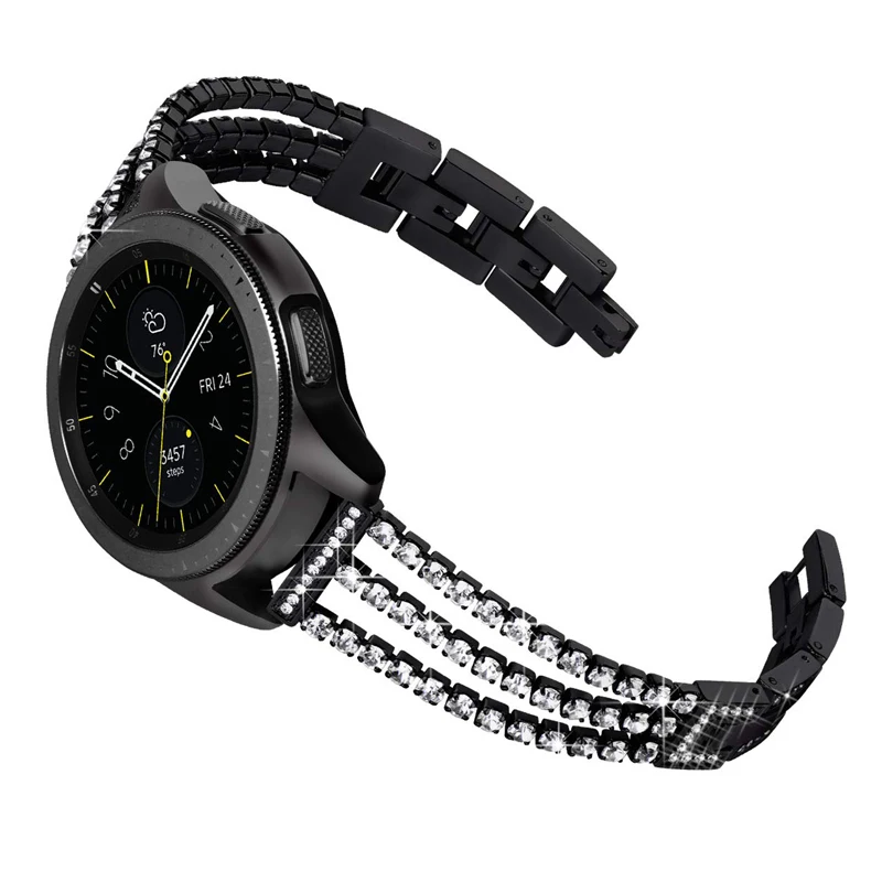 Huawei watch gt band для samsung Galaxy watch 46mm активный Шестерни S3 Frontier 42 мм S2 классический amazfit ремешок Bip 20/22 мм металлический ремень